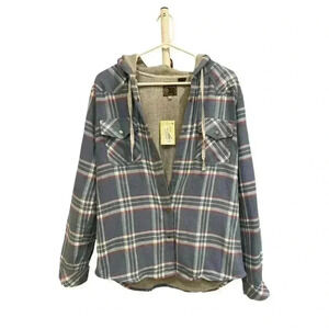 Roper Long Sleeve Snap Thermal Flannel Shirt Jacket Size M, NWT